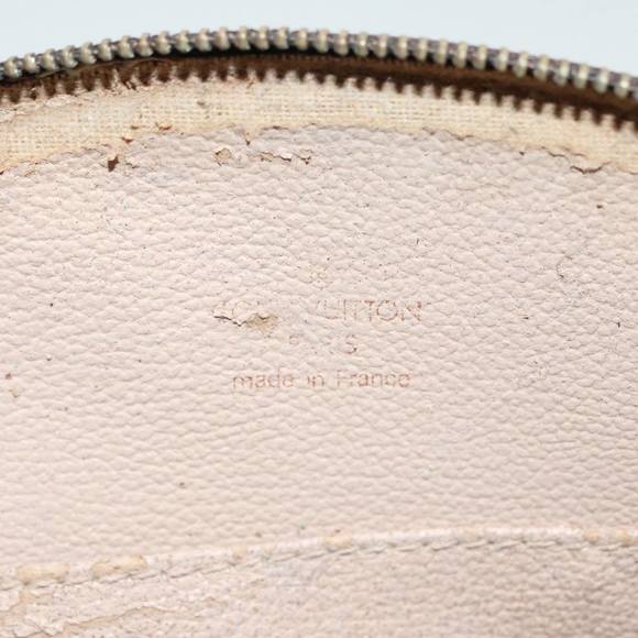 LOUIS VUITTON Monogram Trousse Demi Ronde Cosmetic Pouch M47520 LV Auth 89926 - Picture 9 of 16